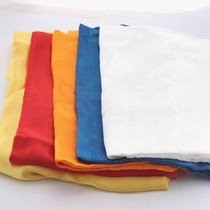 High-end pure silk hada for Tibetan ceremonial use 3 meters long * 58cm wide (yellow white blue green and red)