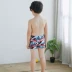 Đồ bơi trẻ em mới của Hàn Quốc bé trai bóng rổ họa tiết quần đùi xẻ tà Quần bơi thun cao cấp cho bé nhanh khô - Bộ đồ bơi của Kid