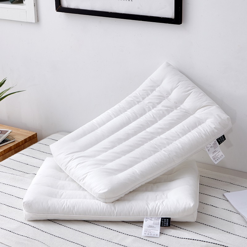 Children pillow on single cotton single pillow rectangular stereo cotton feather fiber pillow core cervical pillow
