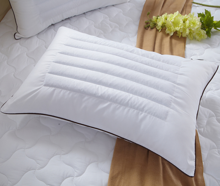 Single pillow cervical vertebra comfortable pillow buckwheat pillow core zhentou printing hotel pillow 48*74cm