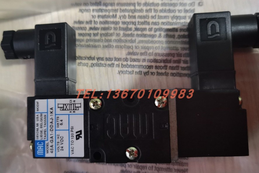 MAC solenoid 45A-GC1-DAAJ-1KA 45A-GC1-DAAJ-1KA 45A-GA1-DDAJ-1KJ DBCA-1BA DAAA