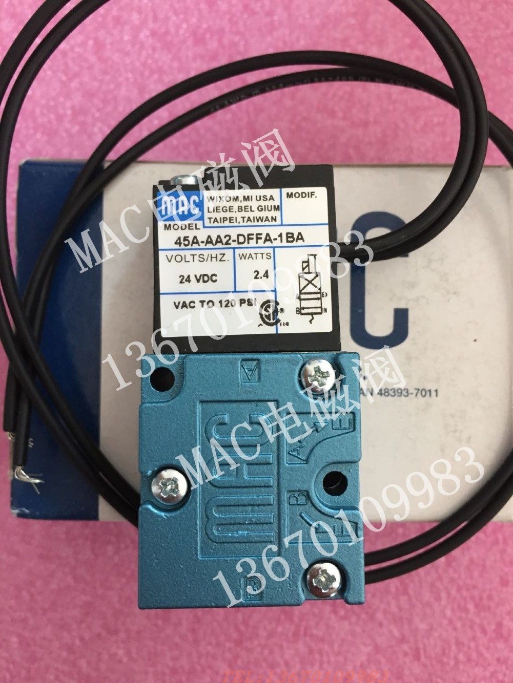 MAC Solenoid valve 45A-AA1-DAAA-1BA DAAJ-1K 45A-AA2-DFFA-1BA DFBA DBCA