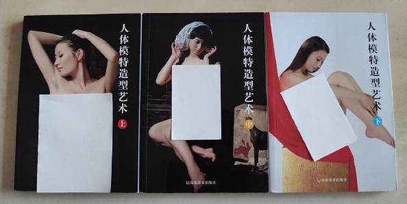Authentic Human Model Art Modeling Art (Part 1, 2, and 3) Complete Set of 3 Books, Large 32-Page Format, 432 Pages, High-Definition Color Printing (Please Follow the Instructions to Place Your Order)