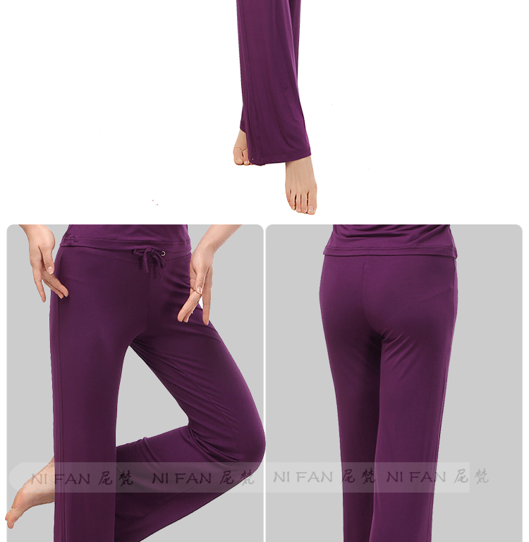 Quần khiêu vũ mùa xuân và mùa hè vuông nhảy trang phục quần tây Slim eo cao quần khiêu vũ sừng quần yoga phụ nữ - Khiêu vũ / Thể dục nhịp điệu / Thể dục dụng cụ giày khiêu vũ nữ đẹp