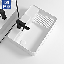 On stage Laundry basin side launching with washboard Balcony Ceramic Pool Left And Right Side Basin Wash wash Face wash Home Single basin