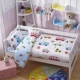Đôi 11 trẻ em ở trường mẫu giáo bé nhỏ quilt ba mảnh bộ giường trẻ sơ sinh chứa lõi Liu Jiantao - Bộ đồ giường trẻ em 	bộ chăn ga gối đệm cho bé sơ sinh	