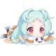 New Princess Link Re:Dive Game Animation Peripheral Liing Pillow Pudding Wolf Plush Doll Doll Alien