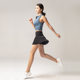 Fitness short skirt anti-light fake two-piece sports skirt solid color pleated skirt training clothes quick-drying running skirt quick-drying