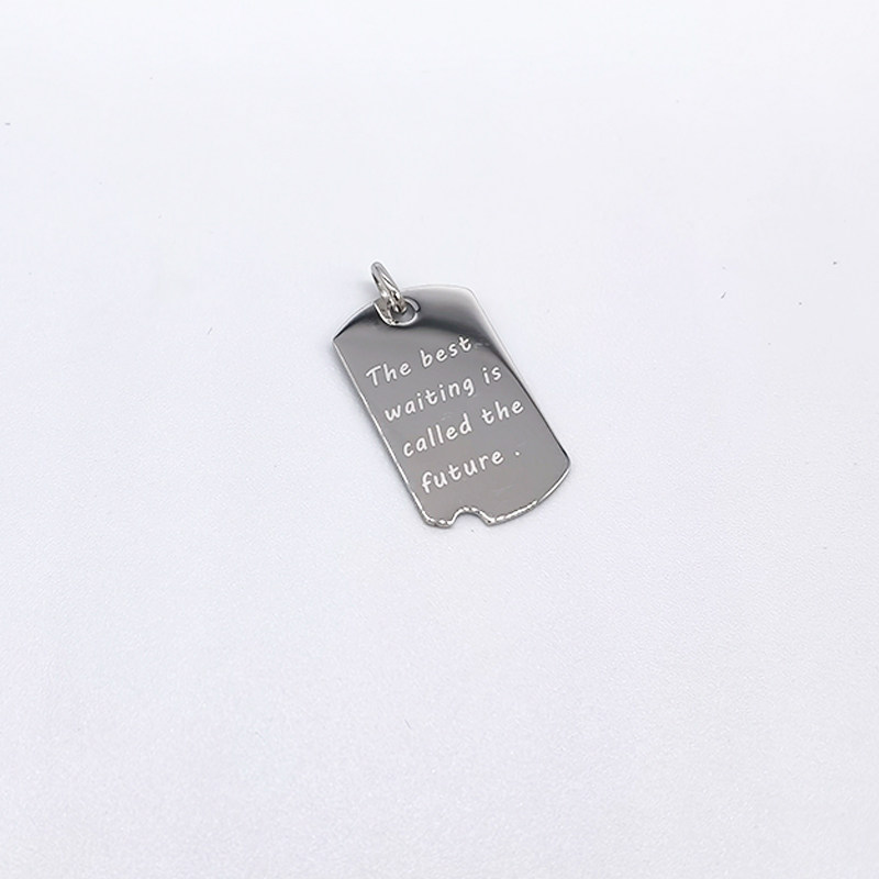 Platinum Platinum PT950 Pendant Safe the Future Reversible Two-sided Square Card Lovers Geometric Good Signs Auqin Jewels