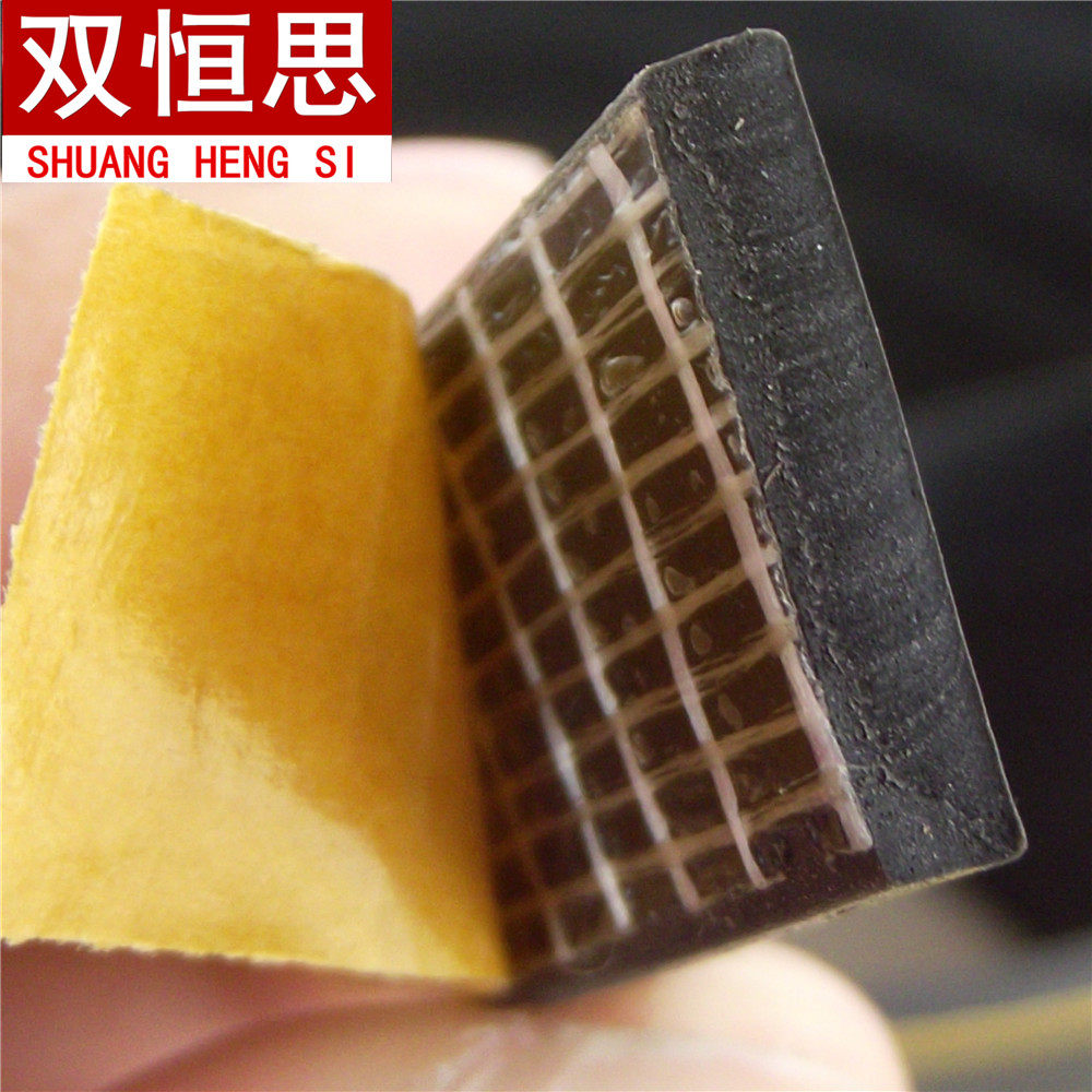 15 * 3mm silica gel sealing strip mechanical plastic cushion with back adhesive compact black silicone rubber strip resistant to aging and low temperature