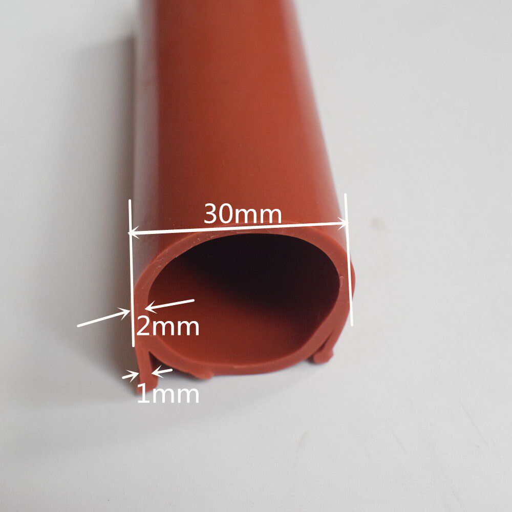 Red Brown Round Tube Shaped Band Wing Profiled Bar Waterproof Dust Resistant Aging Adhesive Tape Flexibility Good Manufacturer Direct