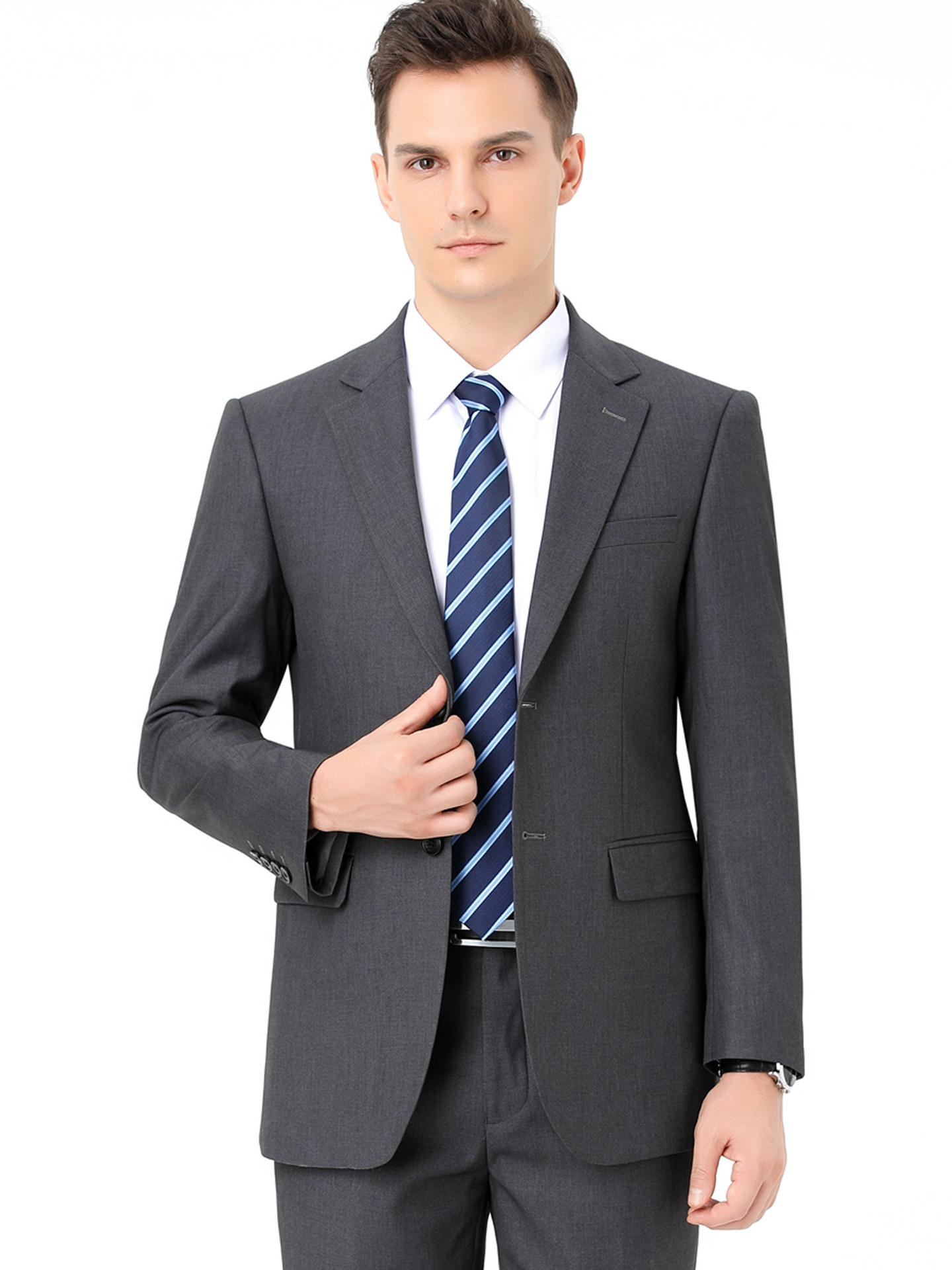 Pierre Cardin Men's Casual Suit Single Top Spring, Autumn and Winter Business Jacket Men's Middle-Aged Dad Suit Suit