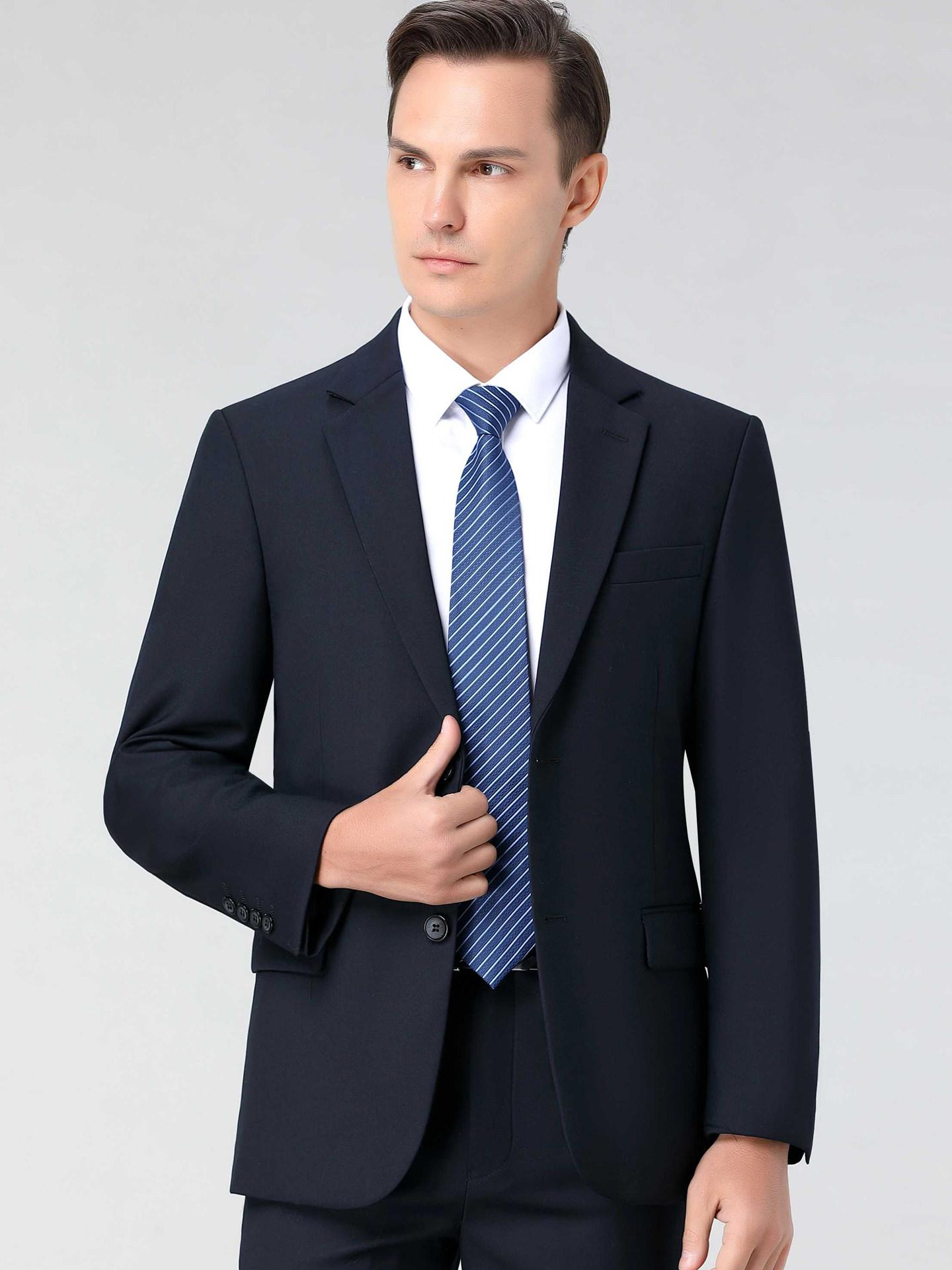 Pierre Cardin Men's Casual Suit Single Top Spring, Autumn and Winter Business Jacket Men's Middle-Aged Dad Suit Suit