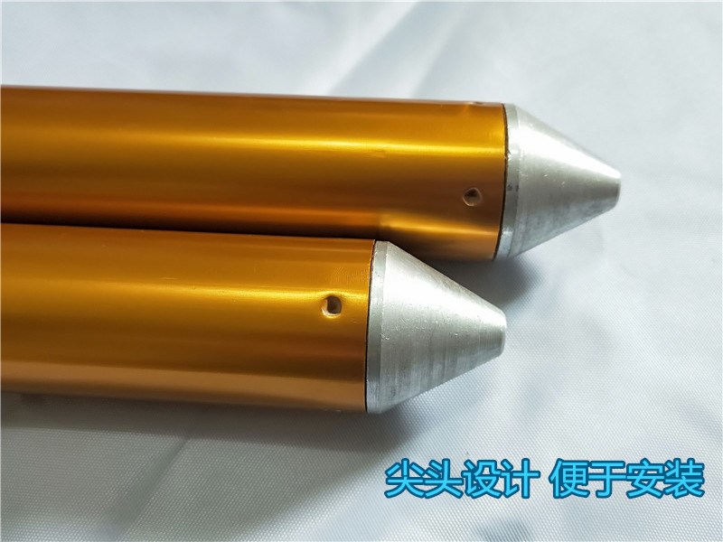 2,4 mét 33MM ngoài trời tán cực hợp kim nhôm hỗ trợ thanh phụ kiện siêu nhẹ lều hội trường cực cột khung trại - Lều / mái hiên / phụ kiện lều đèn treo lều