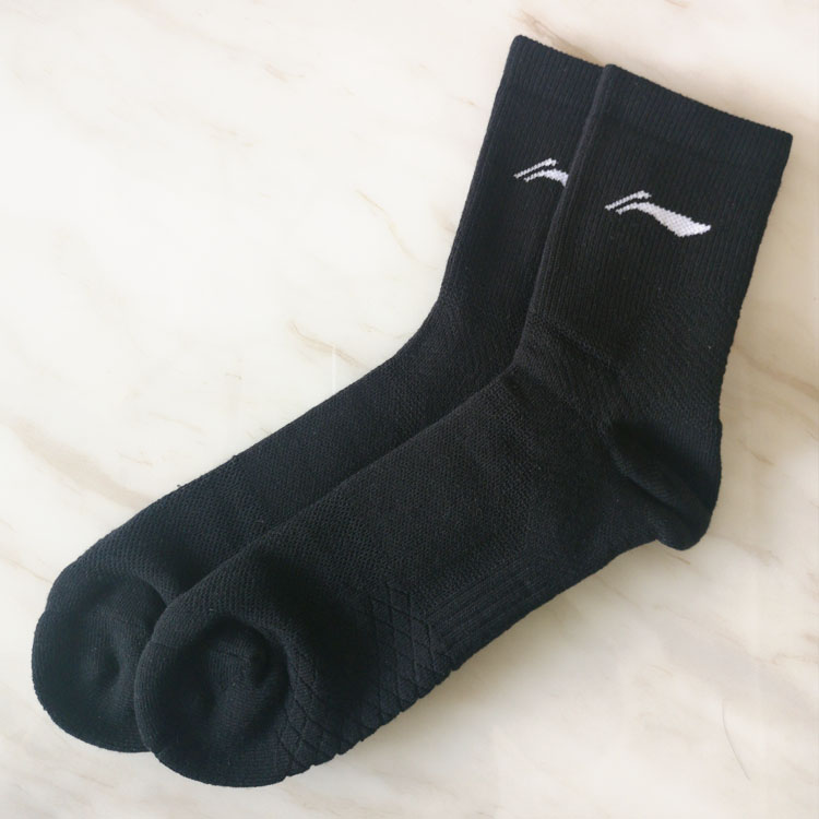 Vớ thể thao Li Ning CBa League được tài trợ bởi vớ Elite dày Terry thoải mái Cao vớ tất cả các ngôi sao bóng rổ - Vớ thể thao tất cao cổ