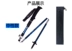 Trailblazer ngoài trời 5 phần gấp thanh carbon-nhôm composite mía đi bộ gậy chống nạng trekking cực ngắn 36cm gậy cho người già chống trượt có đèn led Gậy / gậy