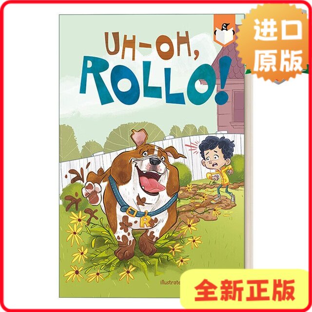 [Original] Uh-Oh, Rollo! (Rollo) Oh, Rollo! Langdon Children's Humorous Bridge Chapter Book Full-Color Illustrations Reed Duncan English Version Reed Duncan; Illustrat