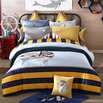 Dream Baby Big Shark Long Suede Cotton Children Boy Pure Cotton Printed Three Four Pieces 42958 Special Cabinet