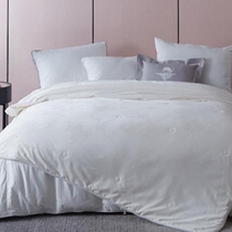 Dreamlike home spun cotton pure cotton jacquard silk goose down primary and secondary zipped zipper is available in 00026 Seasons