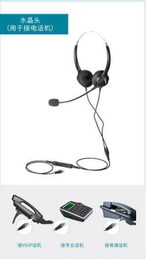 Hion Beien FOR600DQD call center telephone landline customer service operator headset computer binaural headset