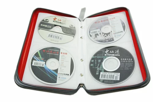 Героический высокий уровень -большой пакет компакт -дисков CD -Rom DVD Bag Bag Box CD Box Car Portable Disc Bag 40 кусочков