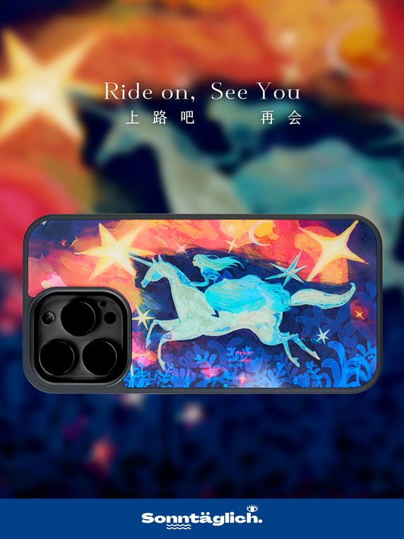 Unicorn Fairytale New Artsy Painted Illustration 15, 14, 13, 12, 11 iPhone Case
