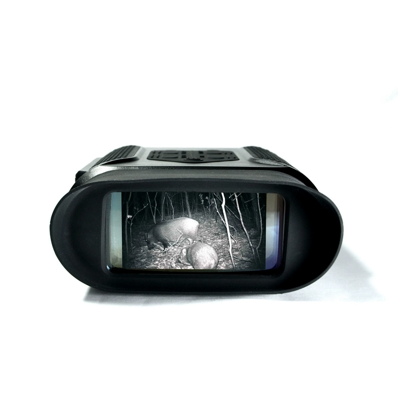 Qianlipai NV-800 Máy ảnh nhìn đêm 2 màu đen trắng cầm tay với máy ảnh Kính viễn vọng Hồng ngoại Kỹ thuật số nhìn ban đêm - Kính viễn vọng / Kính / Kính ngoài trời