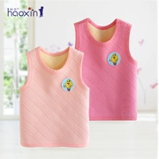 Áo vest trẻ em cotton ấm áp trong bé gái đầu lớn cộng với áo nhung bé trai mùa xuân và mùa thu quần áo trẻ em mùa đông