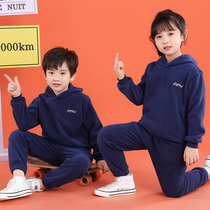 Childrens fleece jacket boys girls childrens clothes baby long sleeves fleece sweatshirt cardigan tops outside the wet