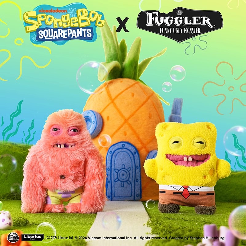 Fuggler Official Spongebob Squarepants Collaboration Plush Toy Funky Tooth Baby Ugly-Cute Teeth Quirky Plush Doll Fuggler Official Spongebob Squarepants Collaboration Plush Toy Funky Tooth Baby Ugly-Cute Teeth Quirky Plush Doll