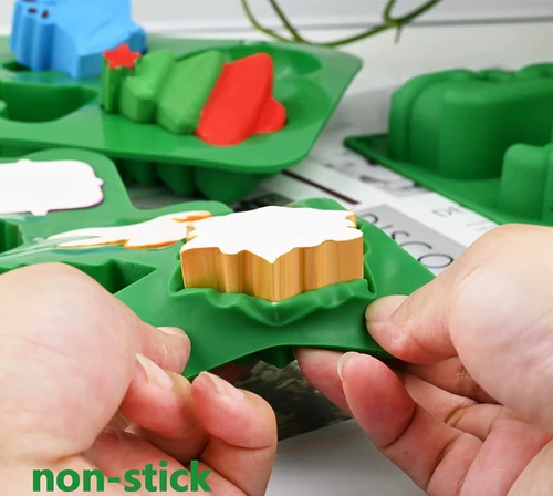 Хэллоуин Рождественская силиконовая форма для выпечки Хэллоуин Рождественская силиконовая форма для торта