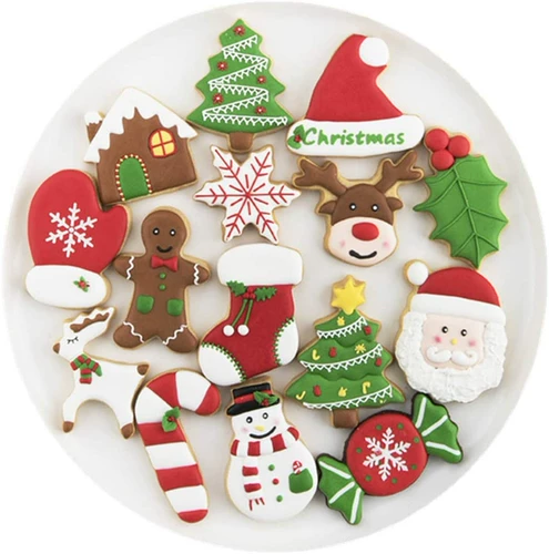 Рождественская печенья из нержавеющей стали набор плесени Рождество из нержавеющей стали печенья