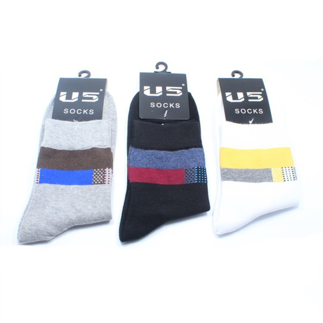 U5 ຍີ່ຫໍ້ socks ຜູ້ຊາຍຝ້າຍບໍລິສຸດ socks ກາງດູໃບໄມ້ລົ່ນຫນາແລະລະດູຫນາວສີ່ລະດູການສີດໍາແລະສີຂາວສີຂີ້ເຖົ່າແຂງສີກິລາທຸລະກິດ socks ກາງ calf