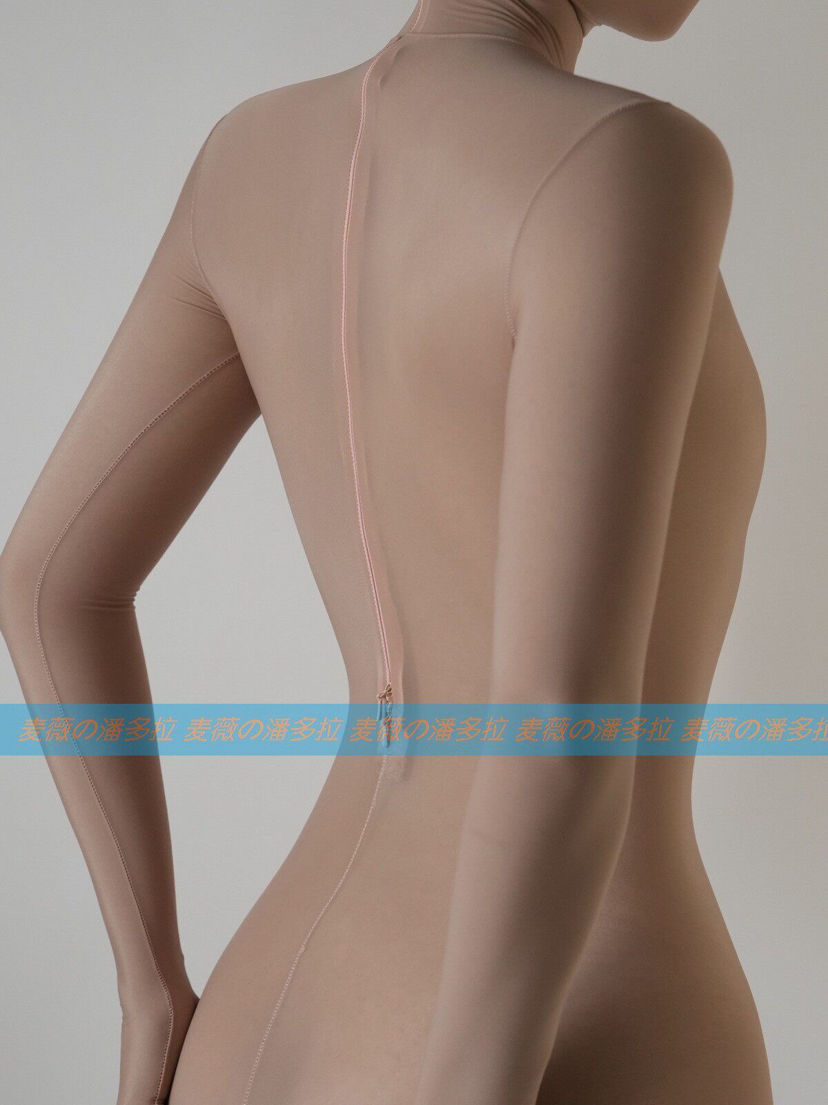 (Maiwei) Ultra-thin transparent ice silk with apricot skin tone, stockings with silky and firm effect, all-inclusive custom-made tights