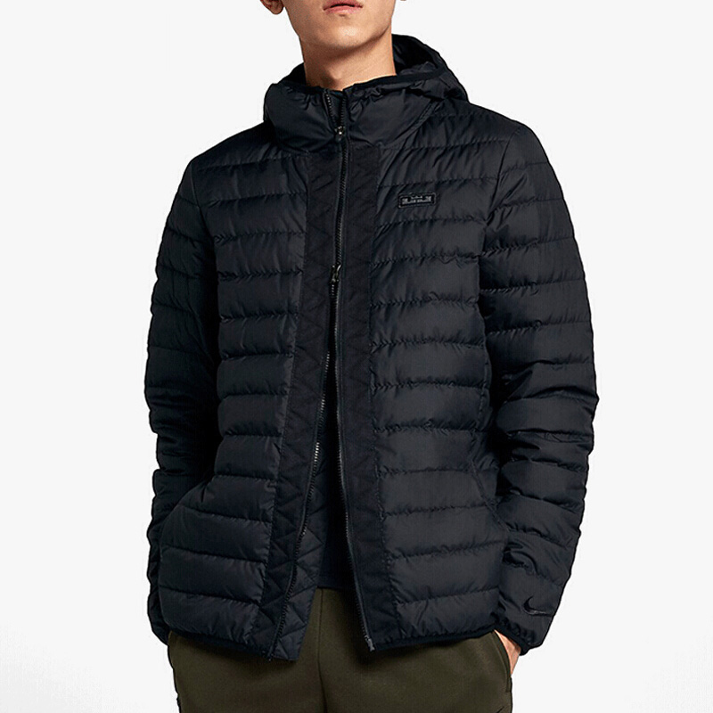 Áo khoác nam Nike mùa đông 2018 mới thể thao và giải trí ấm áp trùm đầu xuống bông 928834-010 - Thể thao xuống áo khoác áo phao dài hàn quốc