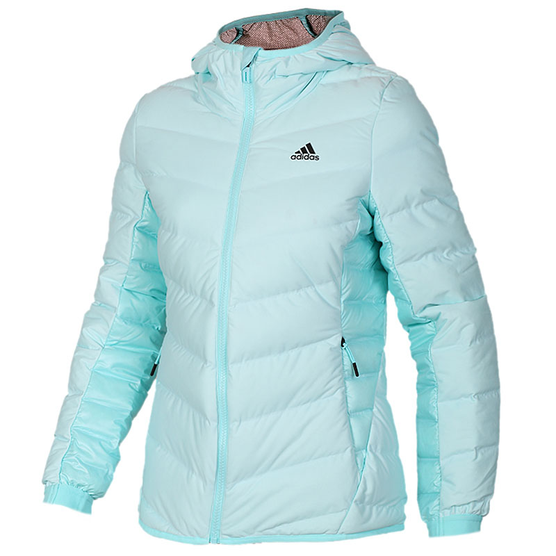 Áo khoác Adidas nữ chính hãng 2019 mùa đông mới thể thao và áo khoác chống gió có mũ trùm đầu BQ8739 - Thể thao xuống áo khoác áo phao trẻ em mùa đông