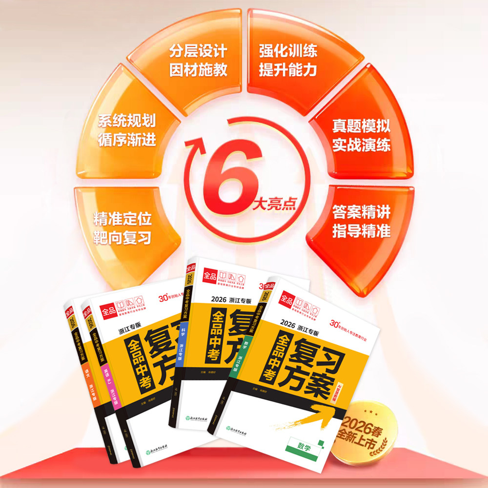 2026年枣庄中考总复习手册,语文数学英语这些科目都有复习手册吗?