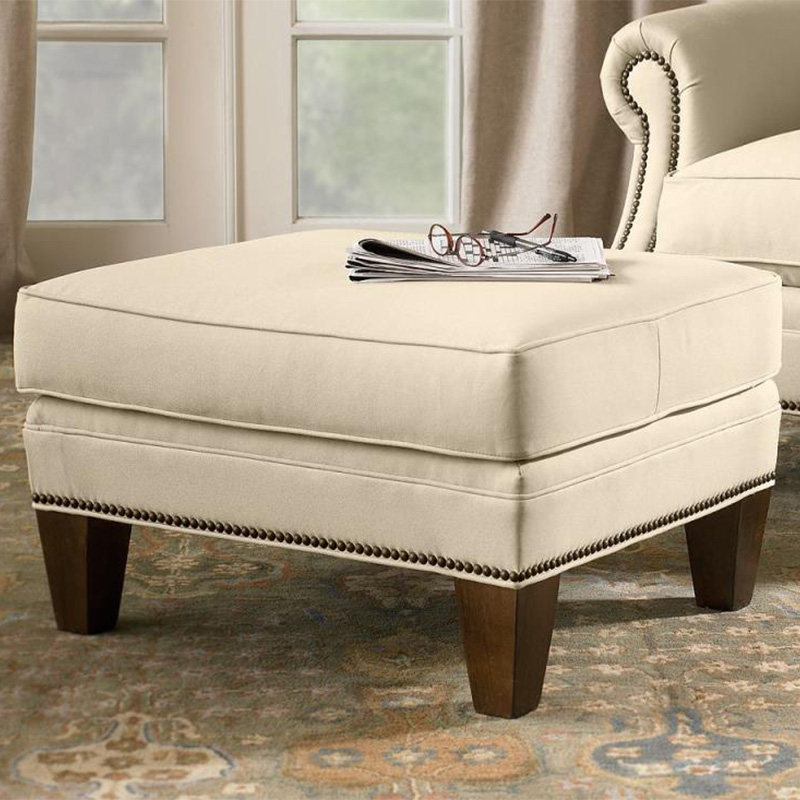 Импортная ткань, диван, красная роскошная подставка для ног для гостиной, в американском стиле, увеличенная толщина 