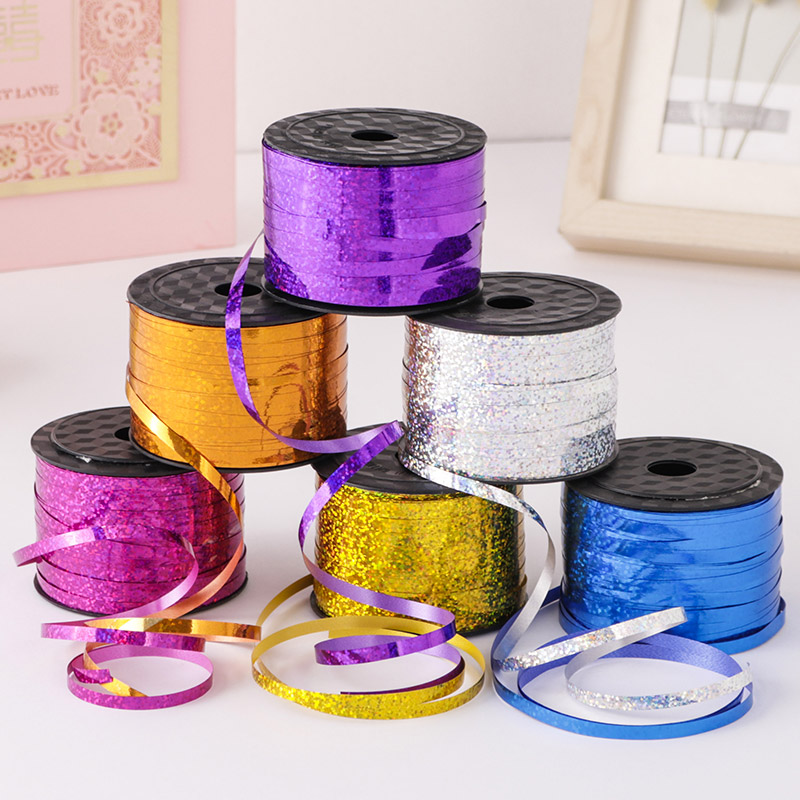 Balloon rope wedding products Laser tie-tape decoration ribbon strap strap tie-rope marriage decoration