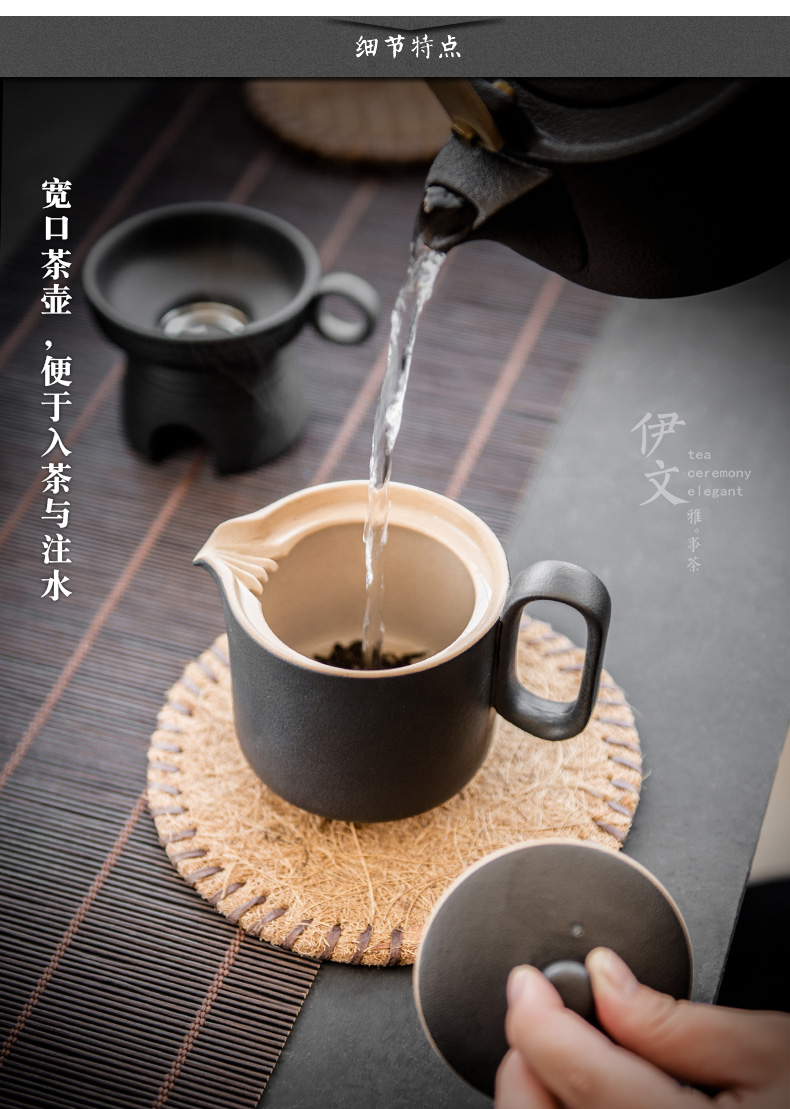 Evan ceramic kung fu tea set household contracted the teapot tea to wash to the Japanese tea taking of a complete set of tea cups gift boxes