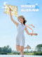 Jordan Sleeveless Polo Collar Ice-Ensensory Tennis Dress 여성 2025 Summer New A-Line 캐주얼 및 기화 가능