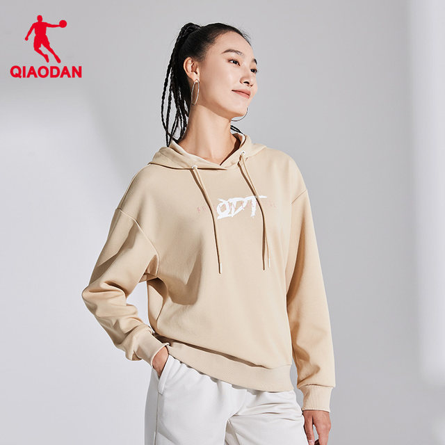 ຈີນ Jordan Sports Sweatshirt Women 2024 Spring New Casual Loose Hooded Trendy Pullover Top Women