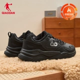 乔丹 Демисезонная флисовая удерживающая тепло низкая черная спортивная обувь для отдыха