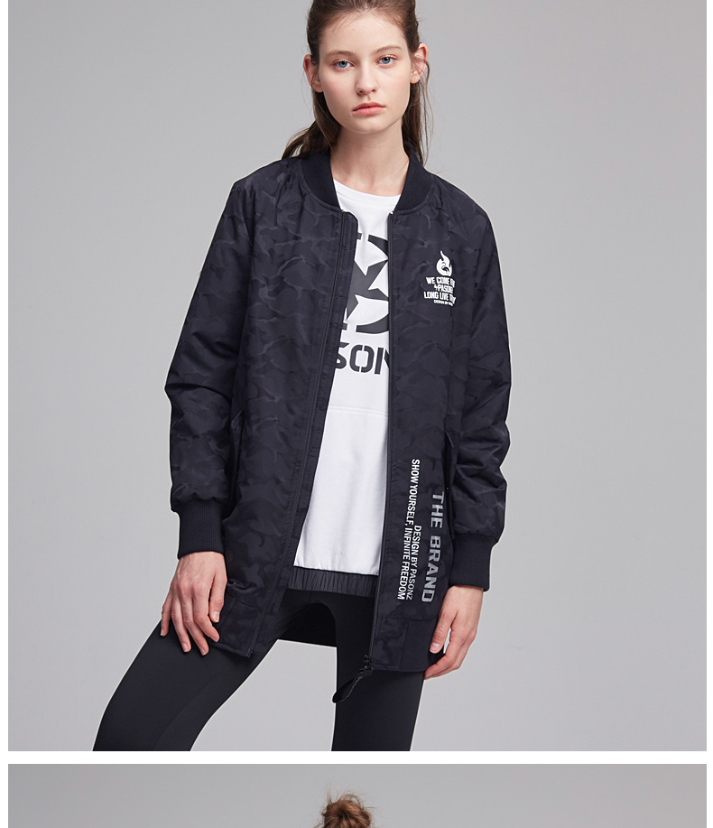 Áo khoác cotton Jordan Bai Shang 2018 thu đông 2018 quần áo cotton ấm áp nam và nữ áo khoác đôi áo khoác gió - Quần áo độn bông thể thao áo phao nữ dáng dài siêu nhẹ