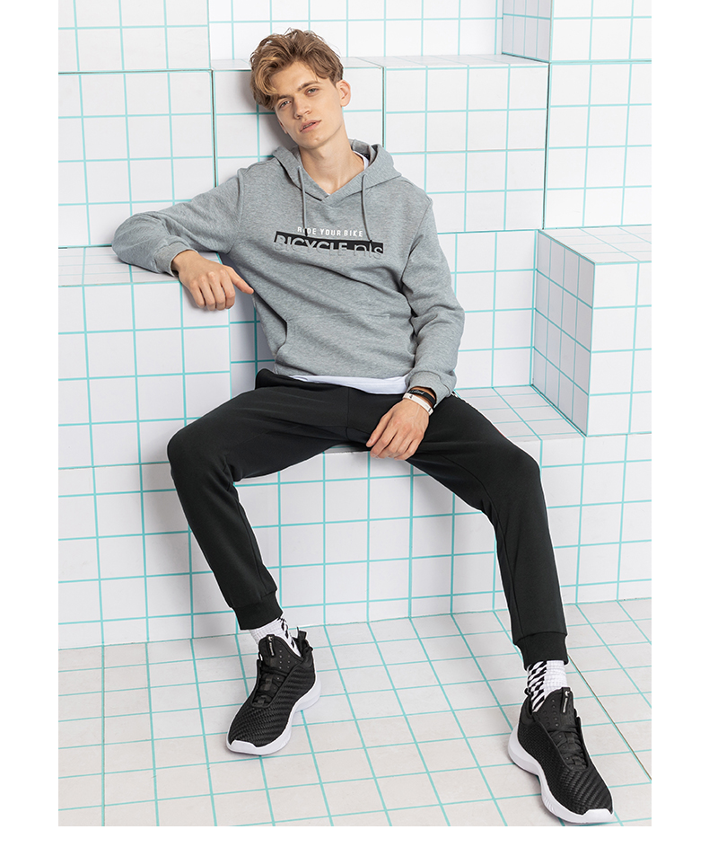 Áo len nam Jordan 2018 mùa thu và mùa đông Quần áo thể thao nam mới giản dị áo len có áo len áo hoodie dày