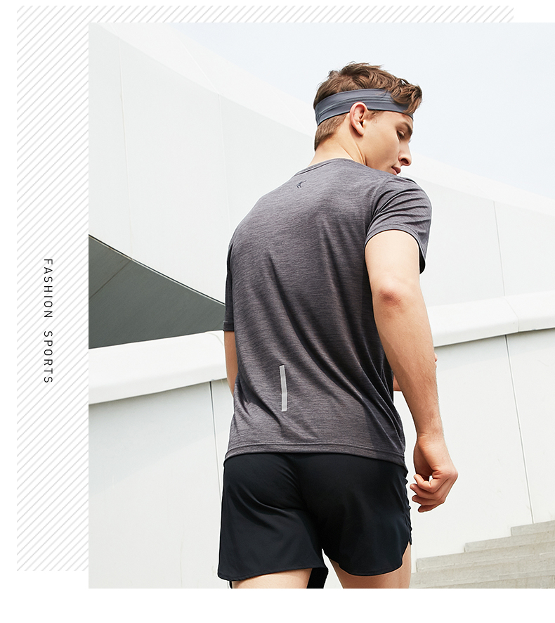 Áo thun nam Jordan tay ngắn nam 2018 hè mới cổ tròn nam áo nỉ nam quần áo thoáng khí tập thể dục áo tank top gym nam
