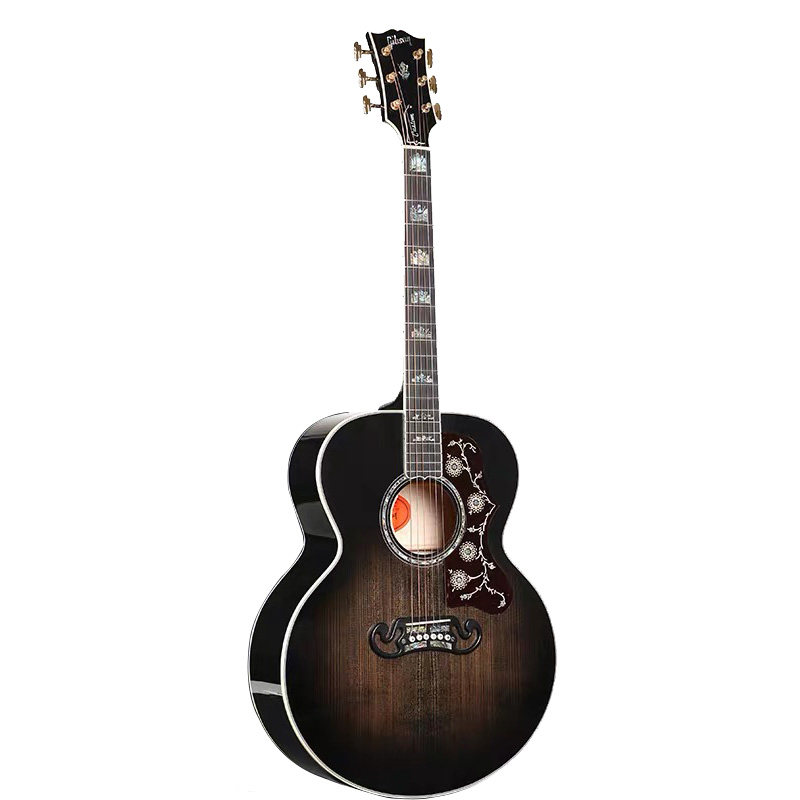 GIBSON Gibson SJ200 Custom Elite full single-board electric box folk acoustic guitar Xu Wei with the same paragraph
