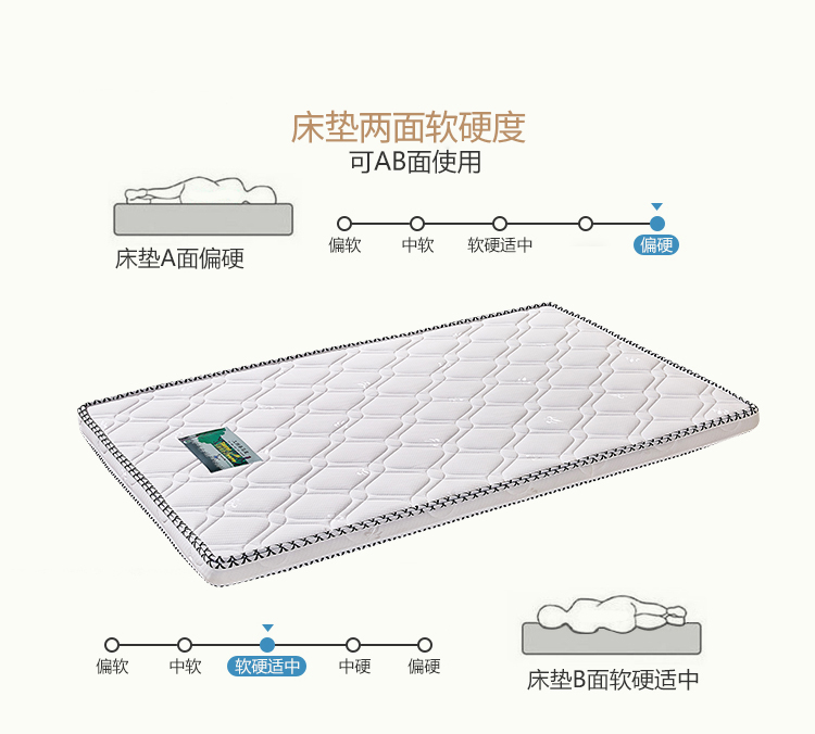 dừa tự nhiên cọ nệm đôi nệm mat 1,2 1,5 1,8 m - Nệm giá đệm everon