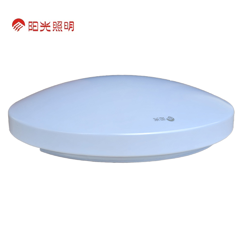Sunshine Lighting Round Lamp Shell Led Ceiling Lamp Shade White Acrylic Pvc Three-Point Rotating Mouth Soft Light Sunshine Lighting Round Lamp Shell Led Ceiling Lamp Shade White Acrylic Pvc Three-Point Rotating Mouth Soft Light