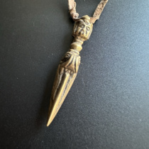 Nepal Tibetan old armor demon-conquering Vajra pestle accessories pendants Tibetan antiques miscellaneous items 102